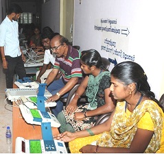 பெரம்பலூரில் மின்னணு வாக்குப்பதிவு இயந்திரங்களை சரிபார்க்கும் பணி
