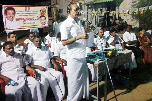 வெங்கலம் கிராமத்தில் தி.மு.க சார்பில் தெருமுனை பிரச்சாரக் கூட்டம்.