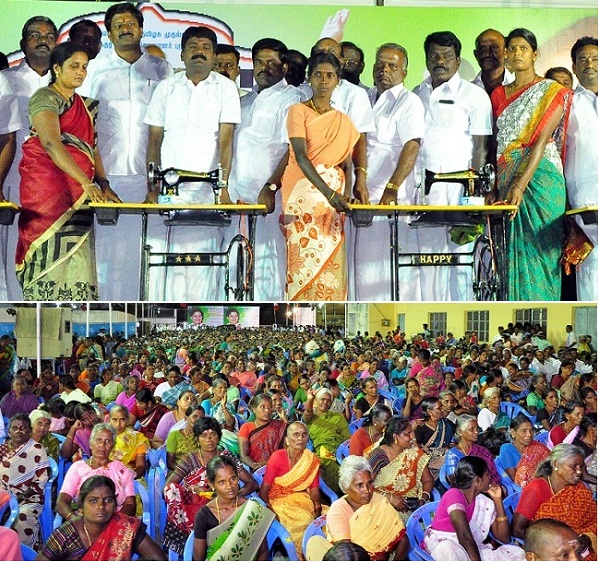 அதிமுக மாவட்ட மாணவரணி சார்பில் 6668 நபர்களுக்கு நலத்திட்ட உதவிகள் வழங்கல்