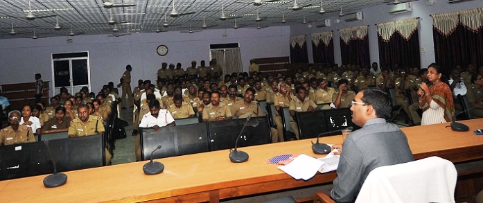 தேர்தலில் பணியாற்றும் காவல்துறை அலுவலர்களுக்கான தேர்தல் மேலாண்மை பயிற்சி வகுப்புகள்