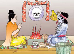 பெரம்பலூர் அருகே மாந்திரீகத்தில் ஈடுபட்ட 6 பேர் கைது: பொது மக்கள் பிடித்து போலீசில் ஒப்படைத்தனர் : நரபலி நடந்தா என தீவிர விசாரணை!