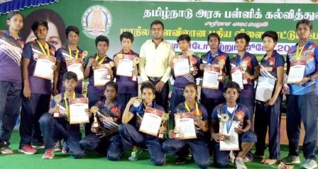 மாநில அளவில் 2 தங்கம், 4 வெள்ளி, 6 வெண்கலம் வென்று பெரம்பலூர் மாணவிகள் சாதனை