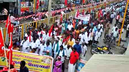 மார்க்சிஸ்ட் கம்யூனிஸ்ட் கட்சியின் பெரம்பலூர் அரியலூர் மாவட்ட 7வது மாநாடு : பேரணி