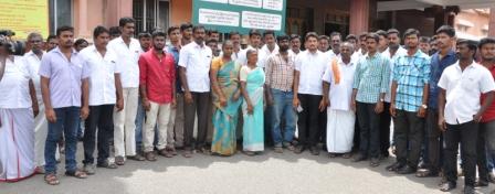 கோகுல்ராஜ் கொலை வழக்கு விசாரணை வேறு கோர்ட்டுக்குமாற்ற கோரி நாமக்கல் ஆட்சியரிடம் மனு