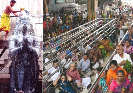 ஐப்பசி மாத முதல் ஞாயிற்றுக்கிழமையை முன்னிட்டு நாமக்கல் ஸ்ரீ ஆஞ்சநேயருக்கு சிறப்பு அபிசேகம்