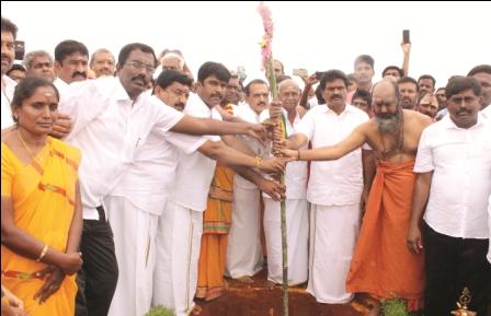 கொமதேக சார்பில் நாமக்கல்லில் 2ம் உலக கொங்கு தமிழர் மாநாடு; பூமி பூஜை விழா