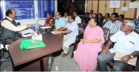 பெரம்பலூரில், விலையில்லா நலத்திட்டங்கள் சார்பாக விலையில்லா சிறப்பு திட்டங்களின் கூடுதல் இயக்குநர் ஆய்வு