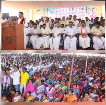 குளித்தலை, லால்குடியில் பெரம்பலூர் நாடாளுமன்ற வேட்பாளர் டி.ஆர். பச்சமுத்து அறிமுகக் கூட்டம்