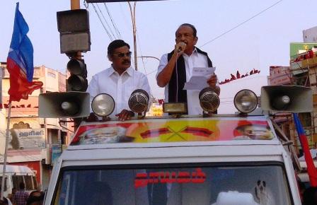 சமூக நீதியை நிலைநாட்ட தமிழகத்தில் திமுக ஆட்சி மலர வேண்டும்; பாரிவேந்தரை ஆதரித்து வைகோ பேச்சு!