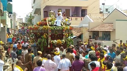 பெரம்பலூர் முத்து மாரியம்மன் திருத்தேர் வெள்ளோட்டம்!