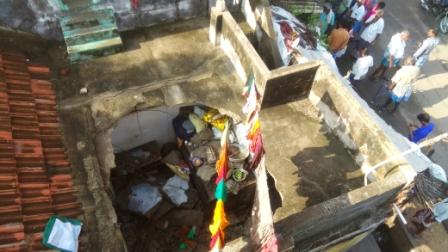 பெரம்பலூர் அருகே மழையால் மெத்தை வீடு இடிந்து விழுந்ததில் 2 பெண்கள் படுகாயம்!