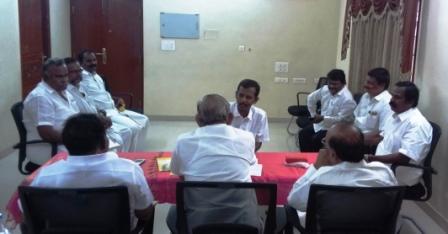 பெரம்பலூரில், திமுக கட்சி சார்பில் உள்ளாட்சி தேர்தலில் போட்டியிட மனு கொடுத்தவர்களுக்கு இன்று நேர்கணால் !