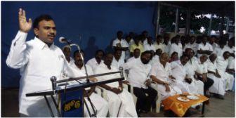 பெரம்பலூரில் தி.மு.க. வேட்பாளர்கள், வாக்கு சாவடி முகவர்களுக்கு, ஆ.இராசா எம்.பி ஆலோசனை!