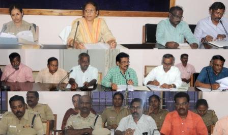 ஜல்லிக்கட்டு; அரசு விதி முறைப்படி நடத்த வேண்டும் – கலெக்டர் வே.சாந்தா தகவல்
