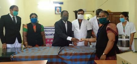 சட்டப்பணிகள் ஆணைக்குழு சார்பில், வேப்பந்தட்டை நீதிமன்றத்தில் நோய் தொற்று பாதுப்பு விழிப்புணர்வு முகாம்!