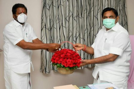 அதிமுக முதலமைச்சர் வேட்பாளராக அறிவிக்கப்பட்ட எடப்பாடி கே.பழனிசாமிக்கு, ஆர்.டி.ராமச்சந்திரன் எம்.எல்.ஏ நேரில் வாழ்த்து!