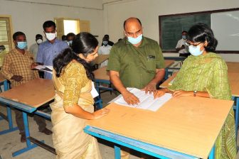 சட்டமன்ற பொதுத் தேர்தலுக்கான வாக்கு எண்ணும் மையத்தினை பார்வையிட்ட பெரம்பலூர் கலெக்டர்