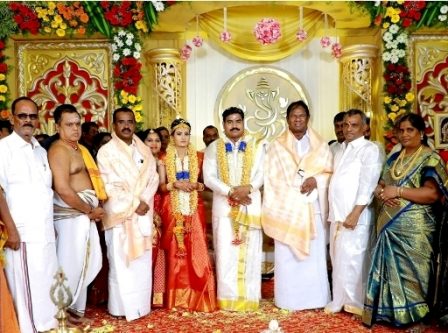 பெரம்பலூரில் ஸ்ரீஅம்மன் பேங்கர்ஸ்-ரியல்எஸ்டேட் குழுமத்தின்நிறுவனர் இல்ல திருமணவிழா!