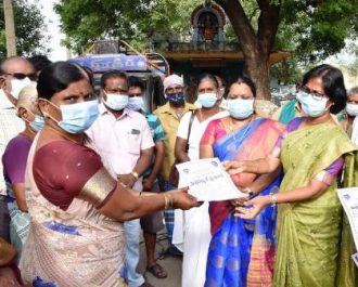 பெரம்பலூர் மாவட்டத்தில், நாளை நடக்கும் கொரோனா தடுப்பூசி முகாம் குறித்த விழிப்புணர்வு பிரச்சாரம்!