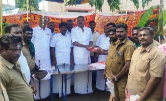 அண்ணா தொழிற்சங்க ஆட்டோ தொழிலாளர் சங்கத்தின் சார்பில் பெரம்பலூரில் ஆயுத பூஜை!
