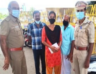 இந்தியா அணிக்காக, நேபாளா கபாடி போட்டியில் கலந்து கொள்ளும் வீராங்கனைக்கு பெரம்பலூர் போலீசார் நிதியுதவி!