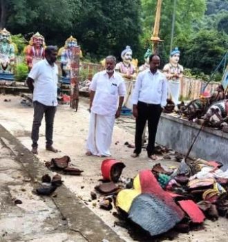சிறுவாச்சூர் கோவில் சிலைகள் சேதம்; சீர் செய்து கும்பாபிஷேகம் நடத்த தமிழக முதல்வருக்கு, வி.ம.கட்சி நிறுவனர்- கோ. ஸ்ரீ.ஜெய்சங்கர் கோரிக்கை!