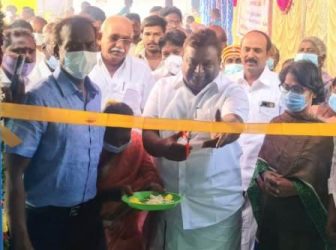 குன்னம் தொகுதியில், புதிய ரேசன் கடையை அமைச்சர் சிவசங்கர் இன்று திறந்து வைத்தார்!