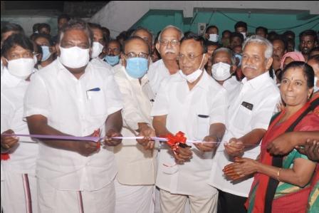 பெரம்பலூர் நகராட்சி வார்டு தி.மு.க. தேர்தல் அலுவலகங்களை அமைச்சர் சிவசங்கர் திறந்து வைத்தார்!
