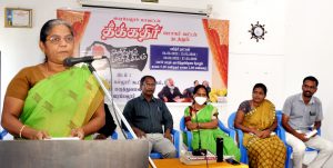 அனைத்து சுரண்டலும் நீக்கப்பட வேண்டும்; அறிவோம் மார்க்சியம் வகுப்பில் மாதர்சங்க பொதுச் செயலாளர் பி.சுகந்தி பேச்சு!