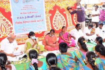 உலக தண்ணீர் தினத்தினை முன்னிட்டு பெரம்பலூர் அருகே சிறப்பு கிராம சபை கூட்டம்; கலெக்டர் கலந்து கொண்டார்!