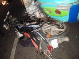 பைக் – பஸ் நேருக்கு நேர் மோதல்; ரவுடி பலி!