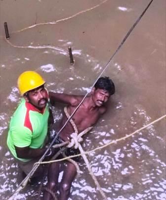 கிணற்றில் தவறி விழுந்த விவசாயியை மீட்ட பெரம்பலூர் தீயணைப்பு மீட்பு படையினர்!