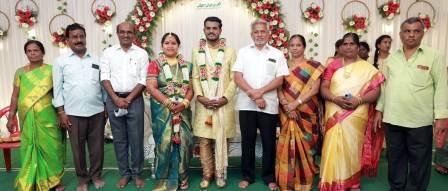 ஸ்ரீஅம்மன் பேங்கர்ஸ்-ரியல்எஸ்டேட் நிறுவனர் இல்ல திருமண விழா: முக்கிய பிரமுகர்கள் வாழ்த்தினர்!