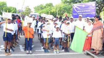 பெரம்பலூரில் உலக புகையிலை எதிர்ப்பு தின விழிப்புணர்வு நடைபயணம்.