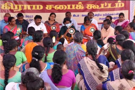 சுதந்திர தின விழா: ஆலம்பாடி ஊராட்சியில் கிராம சபைக் கூட்டம்; பெரம்பலூர் கலெக்டர் வெங்கடபிரியா, எம்.எல்.ஏ பிரபாகரன் பங்கேற்பு!