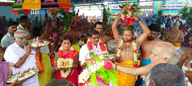 பூலாம்பாடி திரவுபதி அம்மன் கோவிலில் 48வது நாள் மண்டல பூஜை: திரளான பக்தர்கள் கலந்து கொண்டனர்!