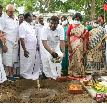 ரூ.1.34 கோடி மதிப்பிலான புதிய பணிகளுக்கு அடிக்கல் நாட்டி, முடிவுற்ற பணிகளை திறந்து வைத்தார்: போக்குவரத்துத்துறை அமைச்சர் சிவசங்கர்!