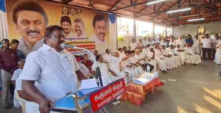 கலைஞரின் நூற்றாண்டு விழாவை சிறப்பாக கொண்டாட, பெரம்பலூர் மாவட்ட தி.மு.க.செயற்குழு கூட்டத்தில் முடிவு!
