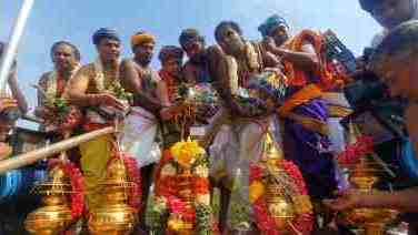 பெரம்பலூர் அருகே சிறுவாச்சூரில்,மதுர காளியம்மன் கோவில் குடமுழுக்கு விழா ! ஆயிரக்கணக்கான பக்தர்கள் கலந்து கொண்டனர்.!!