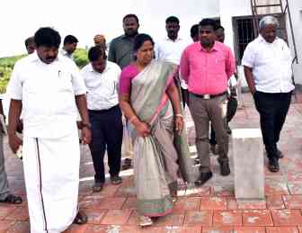 பெரம்பலூர்: கல்லூரி மாணவியர் விடுதி கட்டுமான பணிகள்; ஆதி திராவிடர் நல அமைச்சர் கயல்விழி ஆய்வு!