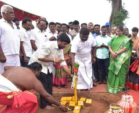 பெரம்பலூர்; பெரியவெண்மணி ITI-க்கு புதிய பில்டிங் கட்டுமான பணிகள்; அமைச்சர் சிவசங்கர் தொடங்கி வைத்தார்!