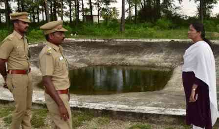 பெரம்பலூர் மாவட்ட வனப்பகுதிளில் மான்களுக்கு தண்ணீர் அருந்த போதிய வசதிகள் உள்ளதா? என கலெக்டர் ஆய்வு!