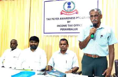 டிசம்பர் 15 க்குள் வருமான வரி செலுத்தி நடவடிக்கையை தவிர்க்குமாறு பெரம்பலூர் -அரியலூர் மாவட்ட வருமானவரி அதிகாரிகள் வேண்டுகோள்!