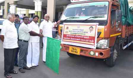 பெரம்பலூர் மாவட்டம் சார்பில், மிக்ஜாம் புயல்: பாதிக்கப்பட்ட பகுதிகளுக்கு ரூ.10 லட்சம் மதிப்பில் நிவாரண பொருட்கள்!