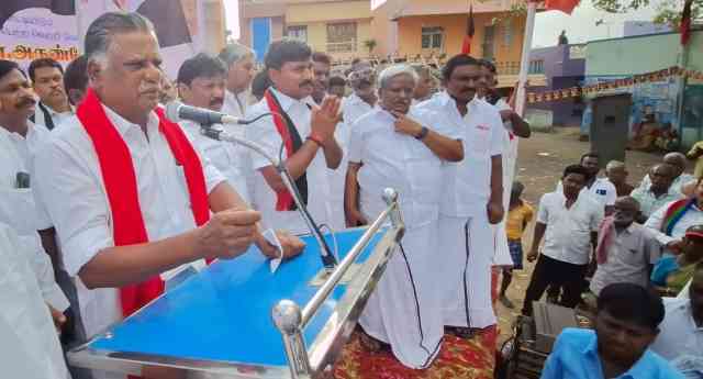 ஜனநாயக முறைப்படி தேர்தல் நடக்குமா? என சந்தேகம் எழுந்துள்ளது, கம்யூனிஸ்ட் கட்சியின் மாநில செயலாளர் முத்தரசன் பெரம்பலூரில் பேச்சு!