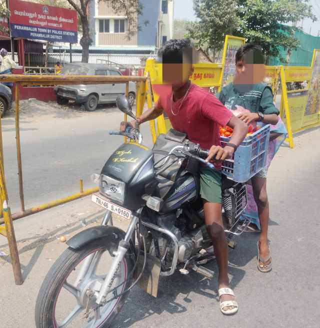 புள்ளிங்கோகளுக்கு போட்டியாக பெரம்பலூரில் பைக்கில் வலம் சிறுவர்கள், சந்து பொந்துகளில் புகுந்து செல்வதால் மிரளும் வாகன ஓட்டிகள்!