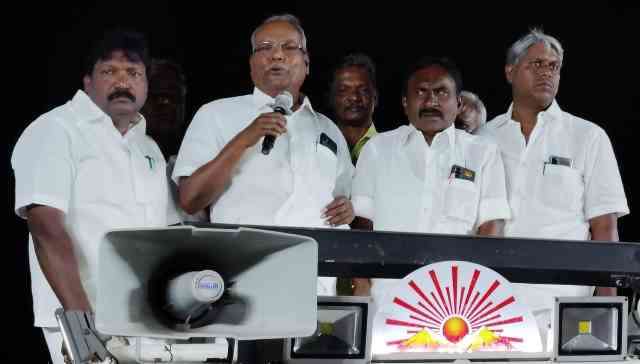 பெரம்பலூர் திமுக வேட்பாளர் அருண் நேருவை ஆதரித்து, சிபிஐ(எம்) மாநில செயலாளர் கே.பாலகிருஷ்ணன் வாக்குச் சேகரிப்பு!