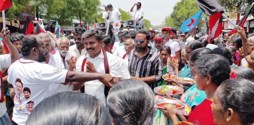 பெரம்பலூர்: வேப்பந்தட்டை ஒன்றியத்தில் சேகோ பேக்டரி, திமுக வேட்பாளர் அருண்நேரு வாக்குறுதி!