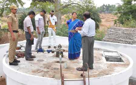 பெரம்பலூர்: அயன்பேரையூர், ரஞ்சன்குடி கிராமங்களில் கூட்டுக்குடிநீர் திட்டத்தின் செயல்பாடுகள் குறித்து கலெக்டர் ஆய்வு!
