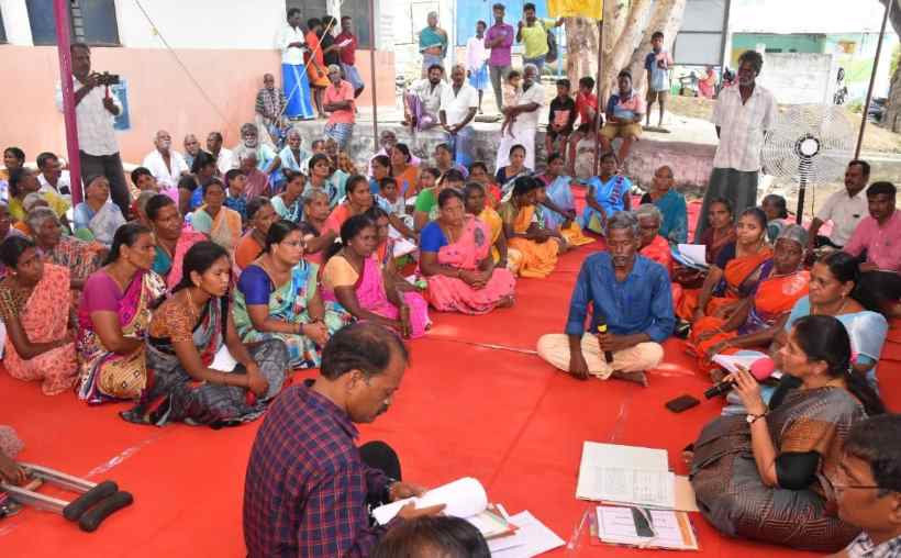 கலைஞரின் கனவு இல்லம் : பெரம்பலூர் மாவட்டத்தில் சிறப்பு கிராம சபைக் கூட்டம் ; தெரணி கிராமத்தில் கலெக்டர் கற்பகம் கலந்து கொண்டார்.